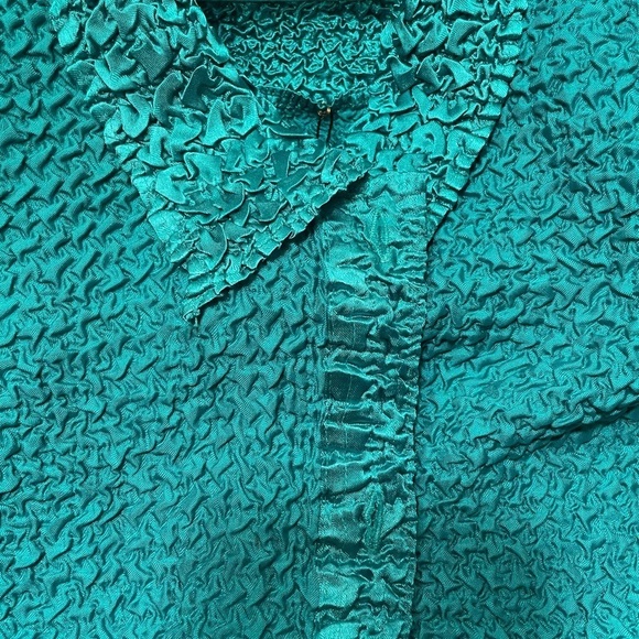 Tahari jacket and sleeveless top set, green, NWT, medium - Picture 2 of 8